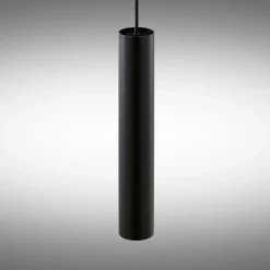 Arcchio Ejona pendellampe, højde 35 cm, sort, aluminium