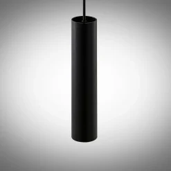 Arcchio Ejona pendellampe, højde 27 cm, sort, aluminium