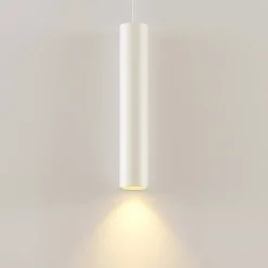 Arcchio Ejona pendellampe, højde 35 cm, hvid, aluminium