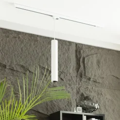Arcchio Ejona skinne LED-pendel hvid 6/40cm