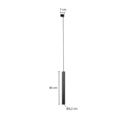 Arcchio Ejona track pendel sort E27 4/40cm