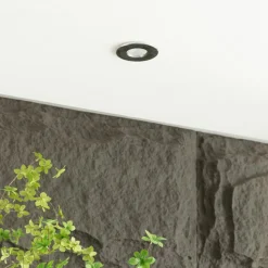 Arcchio Elmon LED-indbygningslampe, IP65, krom