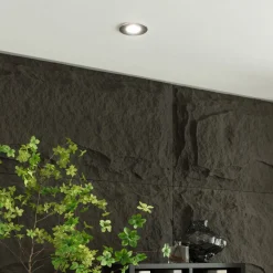 Arcchio Elmon LED-indbygningslampe, IP65, krom