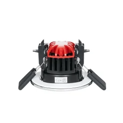 Arcchio Elmon LED-indbygningslampe, IP65, krom