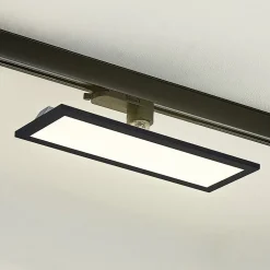 Arcchio Hairis LED-panel, 30 cm, sort, 4000 K