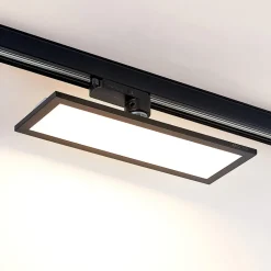 Arcchio Hairis LED-panel, 30 cm, sort, 3000 K