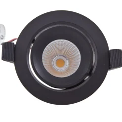 Arcchio Harcos LED-downlight, sort, Ø 11 cm, 4.000K