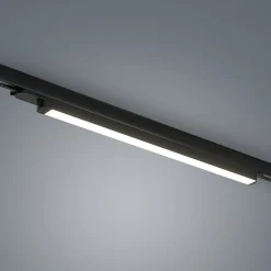Arcchio Harlow LED-skinnelampe, sort, 69 cm, 4.000 K
