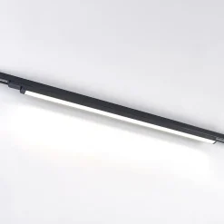 Arcchio Harlow LED-skinnelampe, sort, 109 cm, 4.000 K