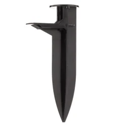 Arcchio Hemmani spot med jordspyd, højde 35 cm, antracit, aluminium
