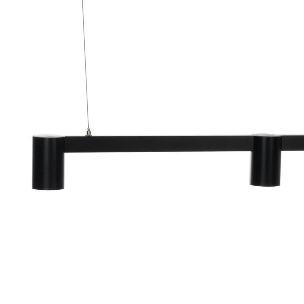 Arcchio hængelampe Brinja, sort, 90 cm, 3 lyskilder, GU10