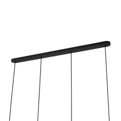 Arcchio Hængelampe Cosmina, 4 lyskilder, længde 120 cm, sort