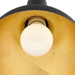 Arcchio Hængelampe Cosmina, 4 lyskilder, længde 120 cm, sort