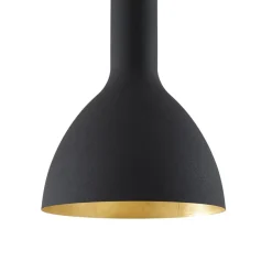 Arcchio hængelampe Cosmina, 3 lyskilder, længde 90 cm, sort