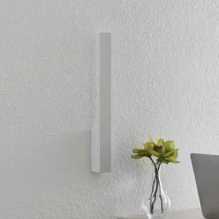 Arcchio Ivano LED-væglampe, 42,5 cm, hvid