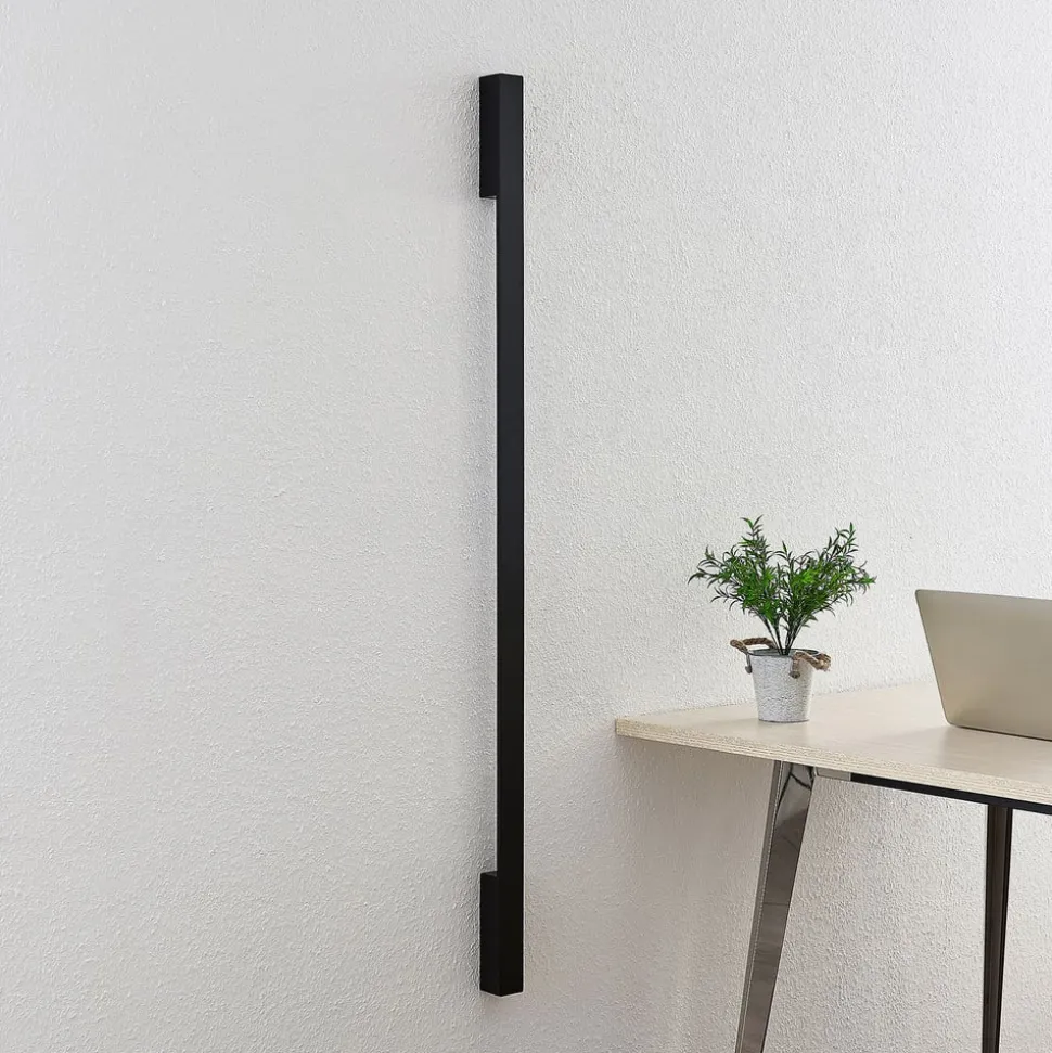 Arcchio Ivano LED-væglampe, 130 cm, sort