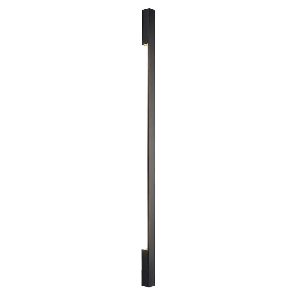 Arcchio Ivano LED-væglampe, 130 cm, sort