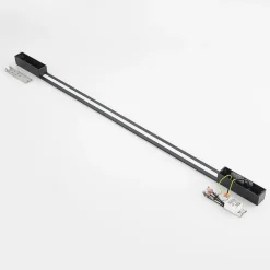 Arcchio Ivano LED-væglampe, 130 cm, sort