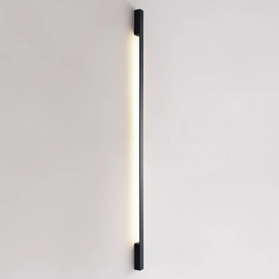 Arcchio Ivano LED-væglampe, 170 cm, sort
