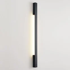 Arcchio Ivano LED-væglampe, 91 cm, sort