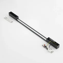 Arcchio Ivano LED-væglampe, 91 cm, sort
