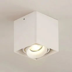 Arcchio Kubika downlight GU10, 1 lyskilde, hvid