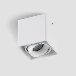 Arcchio Kubika downlight GU10, 1 lyskilde, hvid