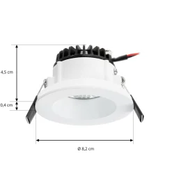 Arcchio LED-downlight Aryx, hvid, 2.700K