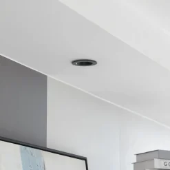Arcchio LED-downlight Aryx, sort, 3.000K