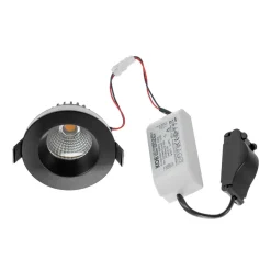 Arcchio LED-downlight Aryx, sort, 3.000K