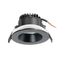 Arcchio LED-downlight Aryx, sort, 3.000K