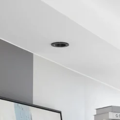 Arcchio LED-downlight Aryx, sort, 2.700K