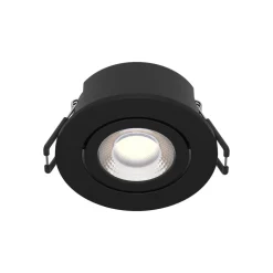 Arcchio LED-downlight Eliar rund sort CCT drejelig
