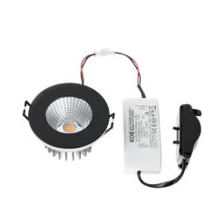 Arcchio LED-downlight Lirin, sort, 2.700K