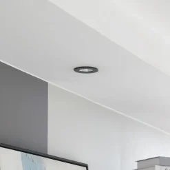 Arcchio LED-downlight Lirin, sort, 4.000K