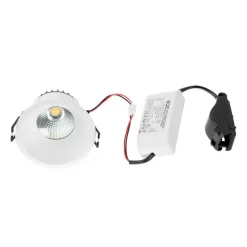 Arcchio LED-downlight Niria hvid, 3.000K