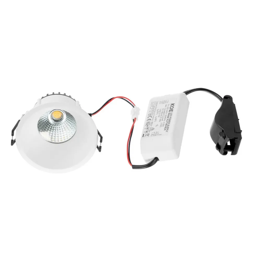 Arcchio LED-downlight Niria, hvid, 4.000K