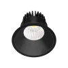 Arcchio LED-downlight Niria, sort, 2.700K