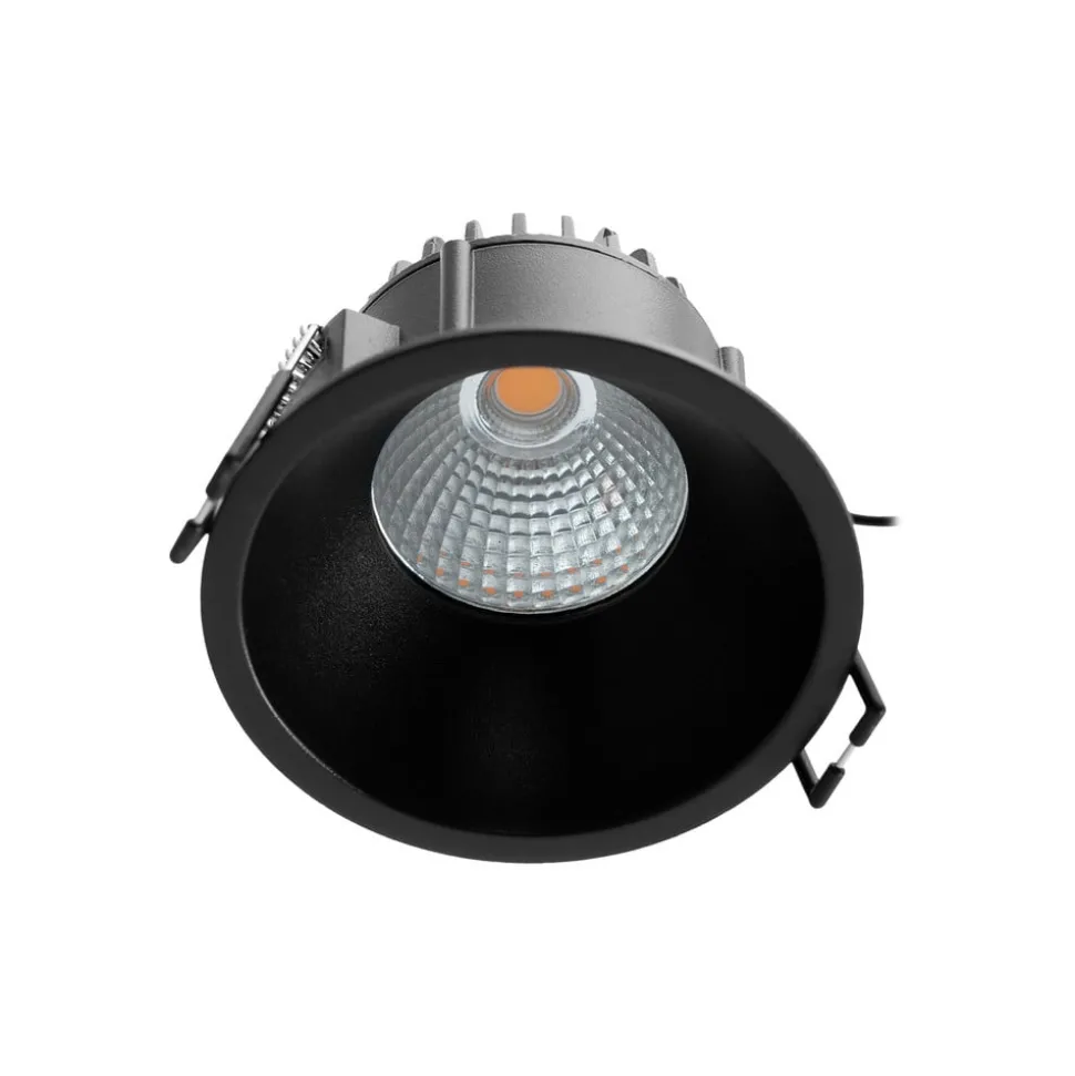 Arcchio LED-downlight Niria, sort, 2.700K