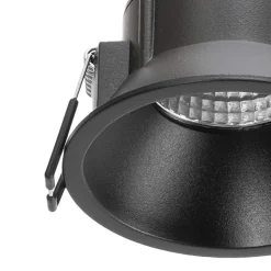 Arcchio LED-downlight Niria, sort, 4.000K