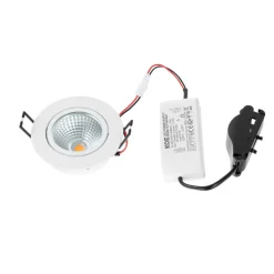 Arcchio LED-downlight Zarik, hvid, 2.700K