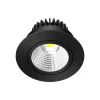 Arcchio LED-downlight Zarik, sort, 4.000K