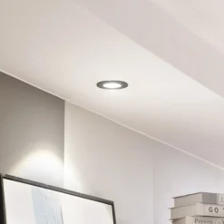 Arcchio LED-downlight Zarik, sort, 4.000K