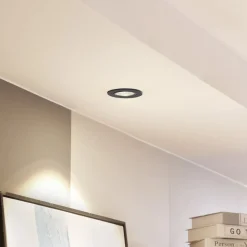 Arcchio LED-downlight Zarik sort, 3.000K