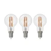 Arcchio LED-filamentpære E14 G45, sæt med 3, 2700 K