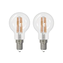 Arcchio LED-filamentpære E14 G45, sæt med 2, 2700 K