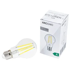 Arcchio LED-filamentpære, E27, 2,2 W, klar, 3.000 K