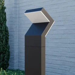 Arcchio LED-gadelampe Havin, antracit, metal, 100 cm