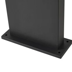 Arcchio LED-gadelampe Iberion, 90 cm, antracit, sensor