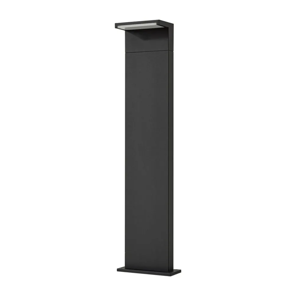 Arcchio LED-gadelampe Iberion, 90 cm, antracit, metal